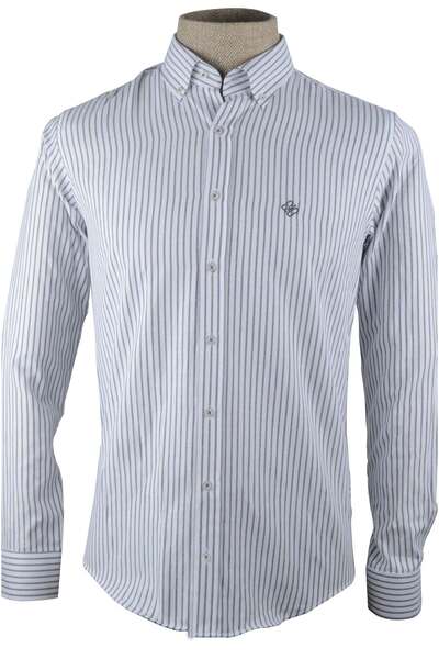 Cengiz İnler Cengiz Inler Thin King Line Slim Fit Men's Shirt