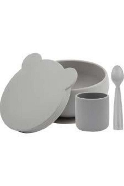 OiOi Blw Nutrition Set I - Gray Powder with Bowl