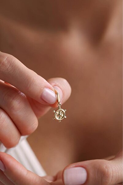 Tufanlar Kuyumculuk 14 Ayar Altın Dümen Charm (Kolay Kilitli)