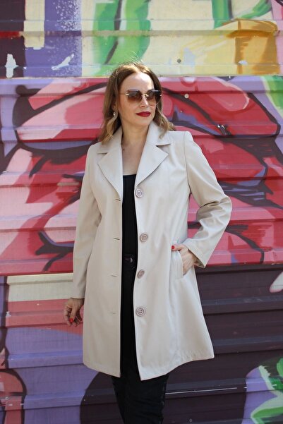 Moda Berray 1670 Düğmeli Cep Detaylı Bondit Ceket