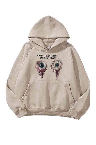 Carpe My Eyes 3 Thread Oversize Sweatshirt