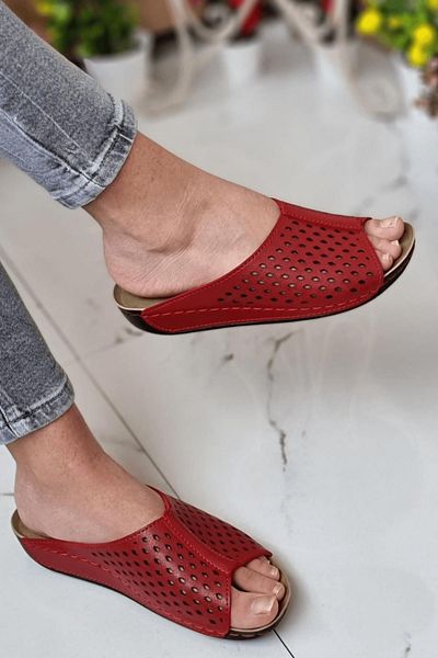 Neon Shoes Rini Women's Stylish Comfortable Laser Patterned Daily Orthopedic Sole Mother Guest Outside Home Slippers