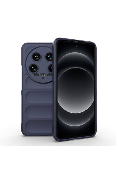 Ahlttiba حافظة متوافقة مع هاتف Xiaomi Mi 14 Ultra غطاء سيليكون عرقي مع تصميم ...