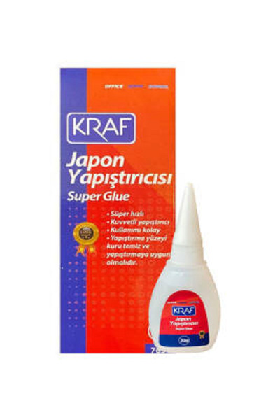 KRAF Japon Yapıştırıcı Süper 20g  ( 10 Adet )