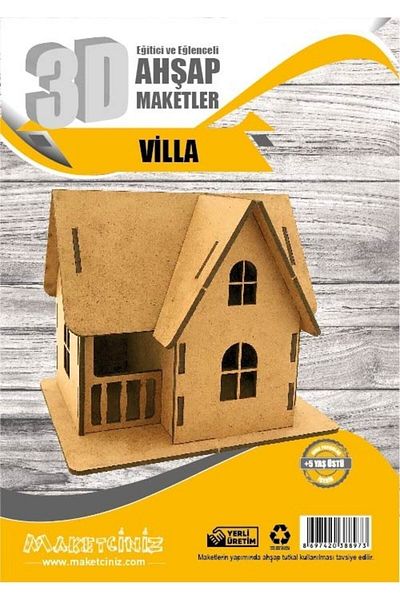 MAKETÇİNİZ Villa Wooden Model