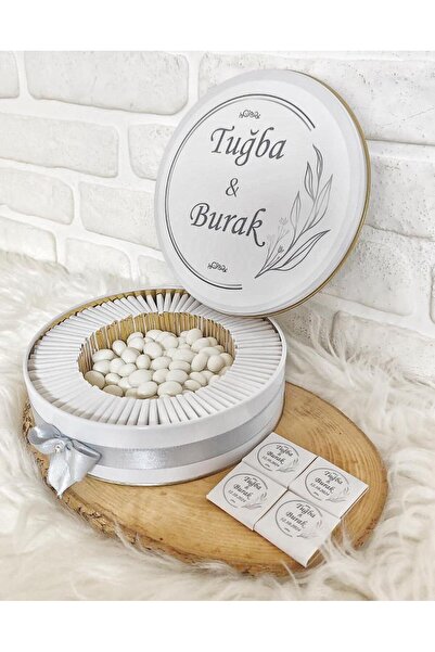 BUGİTO 200 Adet 200 gr Draje İsme Özel Soz Nişan-Nikah-Düğün Hatırası Hediyel...