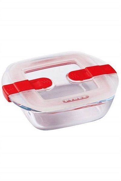 Pyrex 210ph00/7146 Square Storage Container Microwave 0.35l