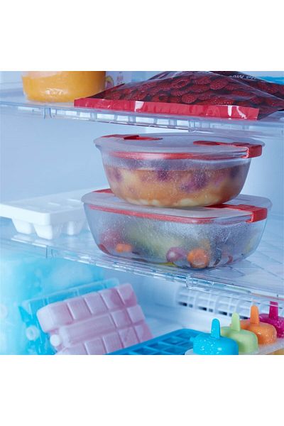 Pyrex 206ph00/7145 حاوية تخزين مستديرة ميكروويف 0.35 لتر