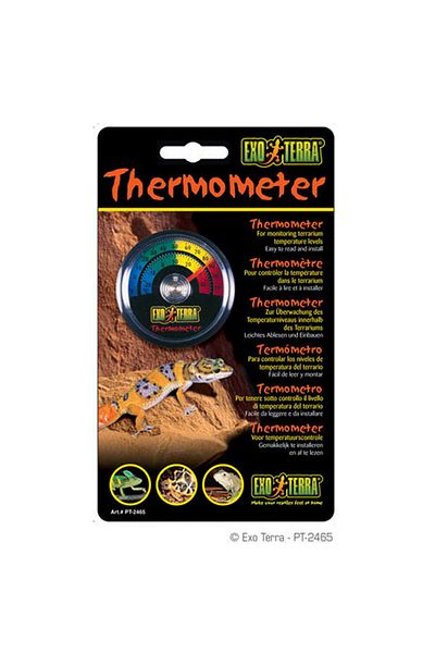 Hagen Exo Terra Round Thermometer Glstd