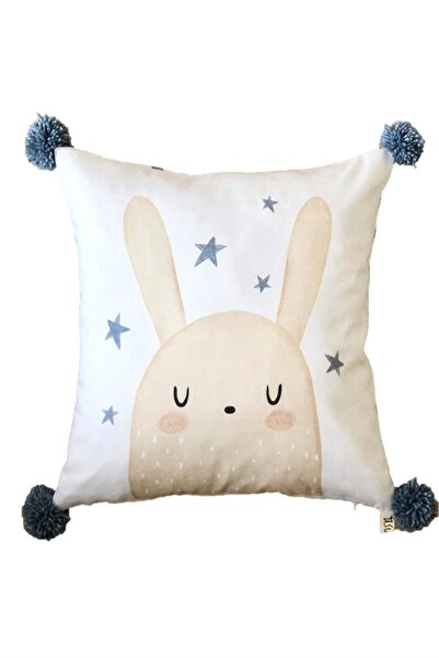 Sleepy Bunny Organik Pamuk Kırlent Dolgulu 2 Li