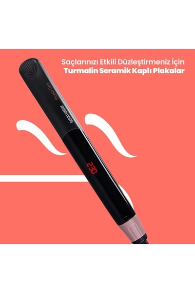 GOLDMASTER Sindy Digital Ceramic Keratin Thin Plate Hair Straightener And Styler In6144