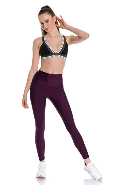 Pulsar Leggings strălucitori Prune