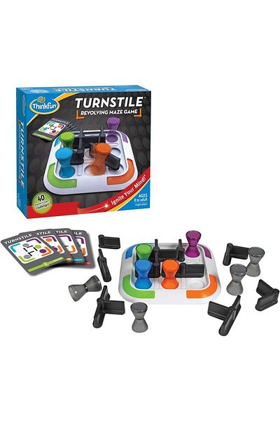 ThinkFun لعبة الباب الدوار الدوارة المتاهة السحرية