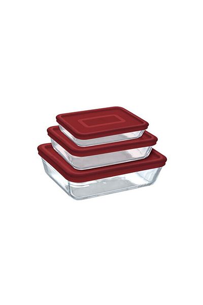 Pyrex 913s343/xx46 Oven Dish Red