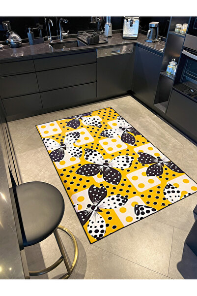 Rugs Modern Halı سجادة ديكور عصرية إبداعية بنمط الفراشة ذات الطابع الأصفر من ...