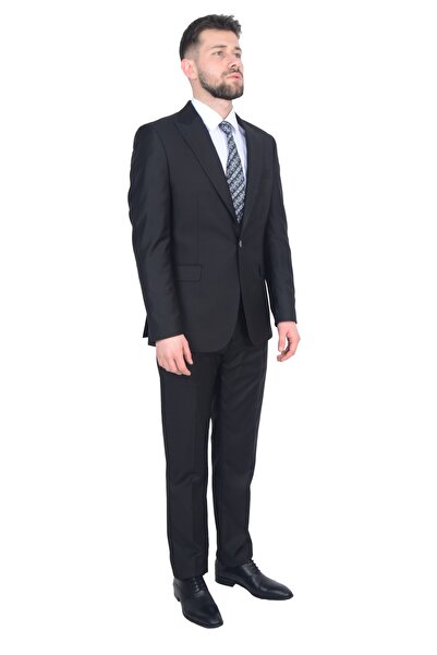 Cengiz İnler Cengiz Inler Pointed Collar Sevilla Narteks Men's Suit