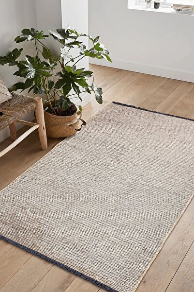 Noa Decorative Carpet Anti-Slip Base Washable Beige Color Rug