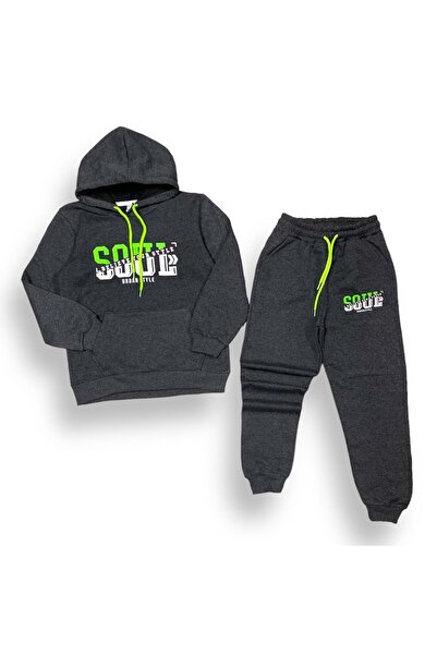 Mnk Baby&Kids Σετ αθλητικής φόρμας με στάμπα νέον MNK0458 SMOKED