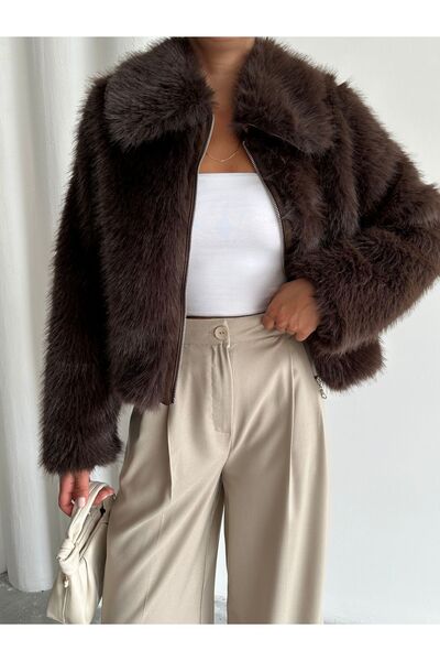 Laluvia Stone Business Double Pleated Trousers-3602