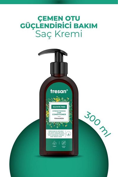 Tresan Fenugreek Strengthening Sulfate-Free Care Conditioner 300 ml