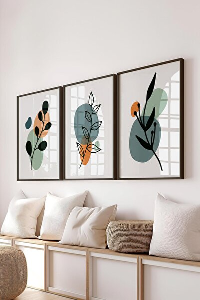 Postifull Set de picturi cu rame, 3 bucăți de rame negre și set de postere cu...