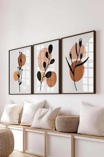 Postifull Set de picturi cu rame, 3 bucăți de rame negre și set de postere cu...