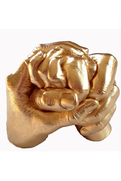 Küçük İzler مجموعة قوالب تمثال بصمة اليد ثلاثية الأبعاد للعائلة بأكملها مع ال...