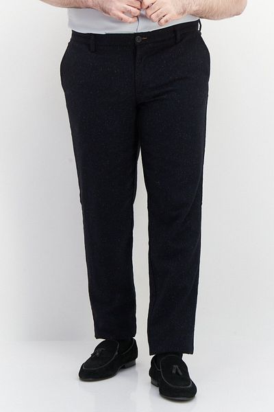 Trussardi Jeans Men Heather Straight Leg Pants, Black