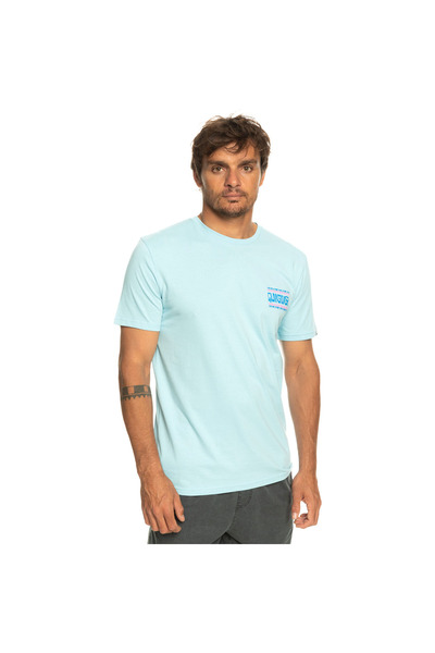 Quiksilver تي شيرت رجالي كاجوال متعدد الألوان من Warpedframes M EQYZT07224-BGC0