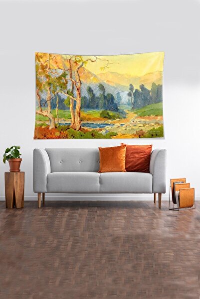 Generic Brand Πολύχρωμο Forest Scenic Αδιάβροχο Βελούδινο Υφασμάτινο Κάλυμμα ...