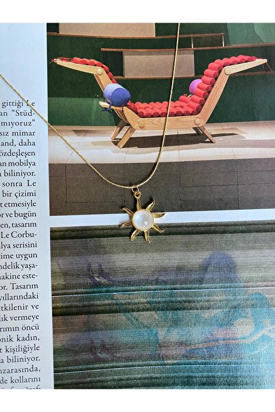 Fiamoss Women's Sun Necklace