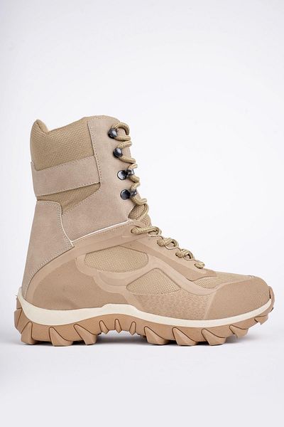 MUGGO Lovax Guaranteed Tactical Military Boots Desert Boots με φερμουάρ και κορδόνια