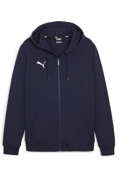 Puma Мъжко футболно яке Teamgoal Casuals с качулка 65859506 Тъмносиньо