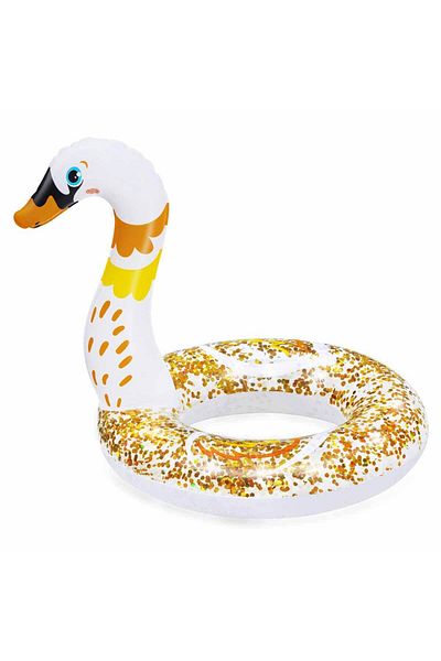 BESTWAY Glitter Swan Life Buoy 61 cm