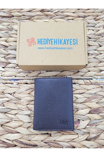 HKY Πολυτελές ανδρικό δερμάτινο πορτοφόλι αξιωματικού
