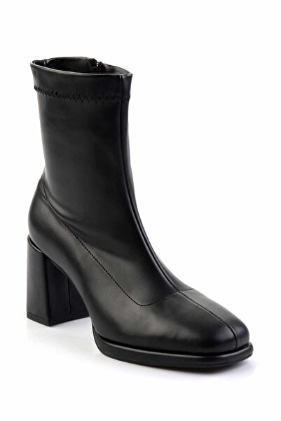 Bambi Siyah Kadın Bot & Bootie K02527291209