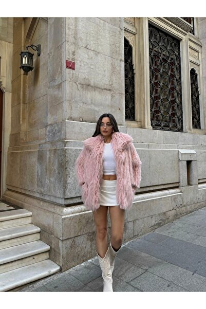 SONREİR SZŐRME KABÁT, HOSSZÚ CSIPKEZSEB RÉSZLET