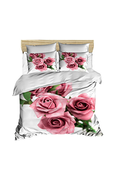 Fabeteks Dried Roses 3D Digital Double Duvet Cover Set