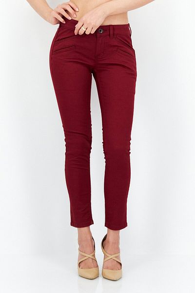 511 Tactical Women Plain Stretchable Pants, Red