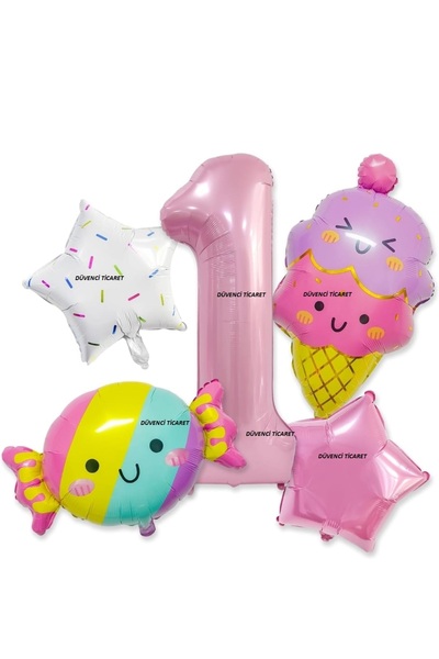 DÜVENCİ TİCARET SET BALON VÂRSTĂ FOLIE DE ÎNGRĂDĂ CUKRĂ