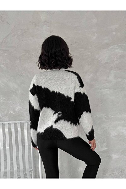 Noa Noa Pulover cu model stropire ridicată