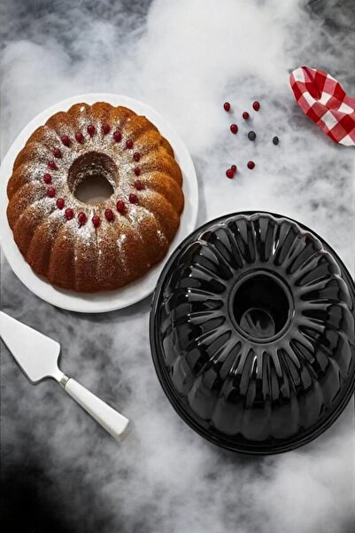 CocoVia Yanmaz Yapışmaz Emaye Kek Kalıbı | 18 Dilimli 28 Cm Kek Kalıbı