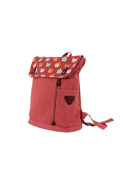 Biggdesign Rucsac vintage pentru laptop Pink Cats