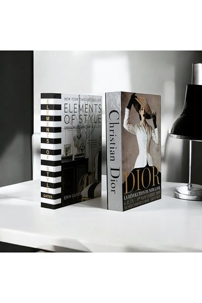 NARİBA Decorative Book Box Set of 2