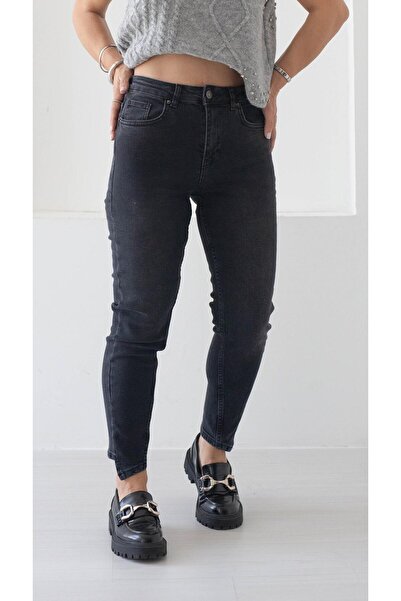 SİSTA MODA 401 Leg Detail Mom Jean