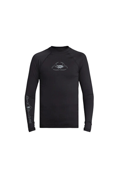 Quiksilver Saturn Upf50 Ls Youth Boys Black Lycra Boys Lycra Aqbwr03053