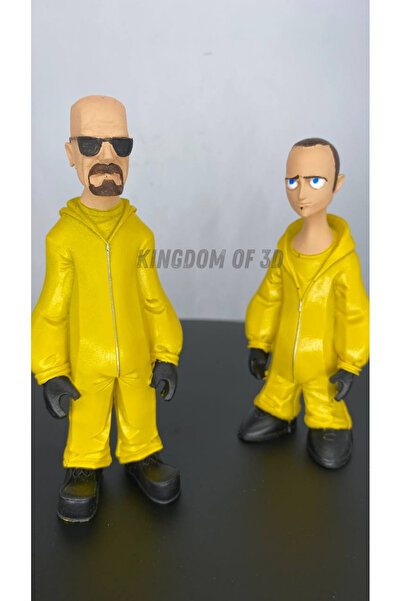 Kingdom of 3D Breaking Bad Figür Set,heisenberg Ve Jesse Figür, Ikili Figür B...
