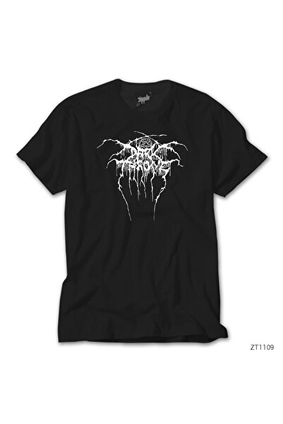 WAKHA Tricou negru Dark Throne