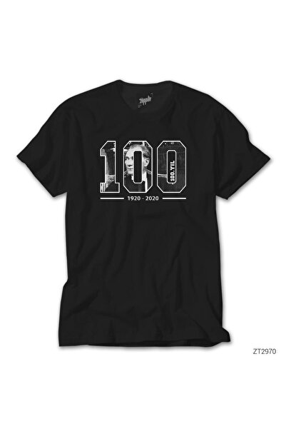 WAKHA Ατατούρκ TBMM 100η Μαύρο μπλουζάκι της χρονιάς