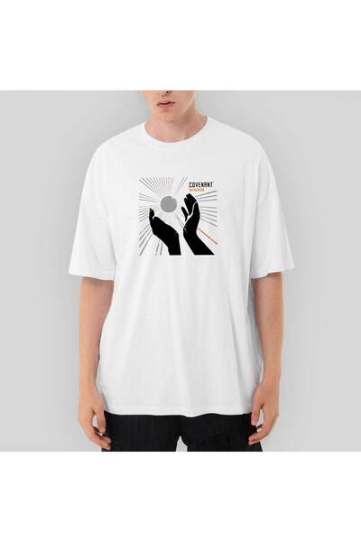 CrowsGate Covenant Skyshaper oversized Λευκό Μπλουζάκι